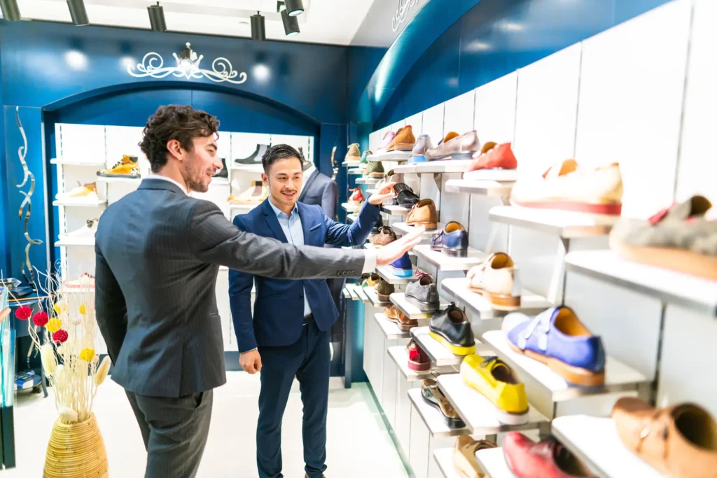 Vendeur de chaussure